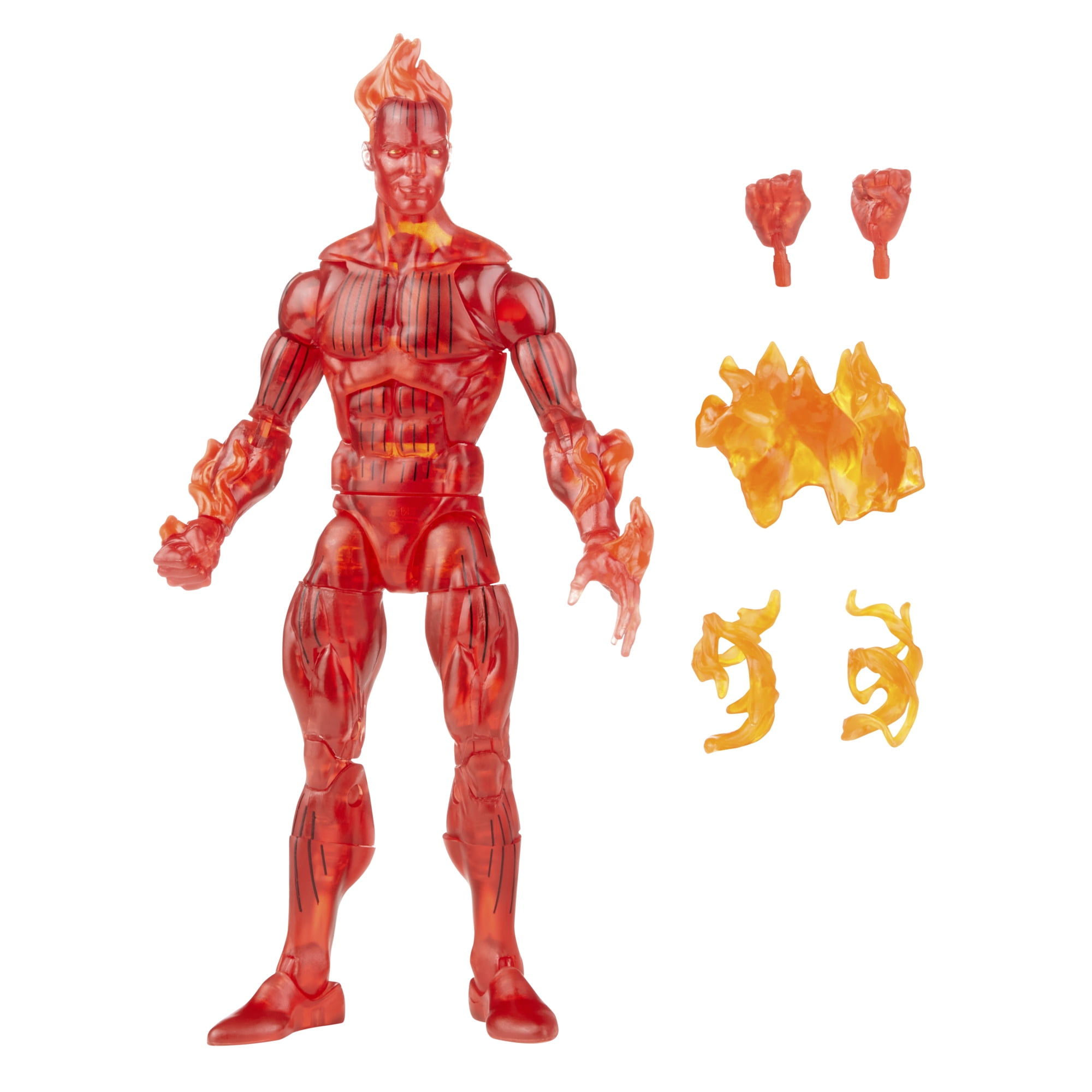 Hasbro Marvel Legends Series Retro Fantastic Four The Human Torch Action Figure