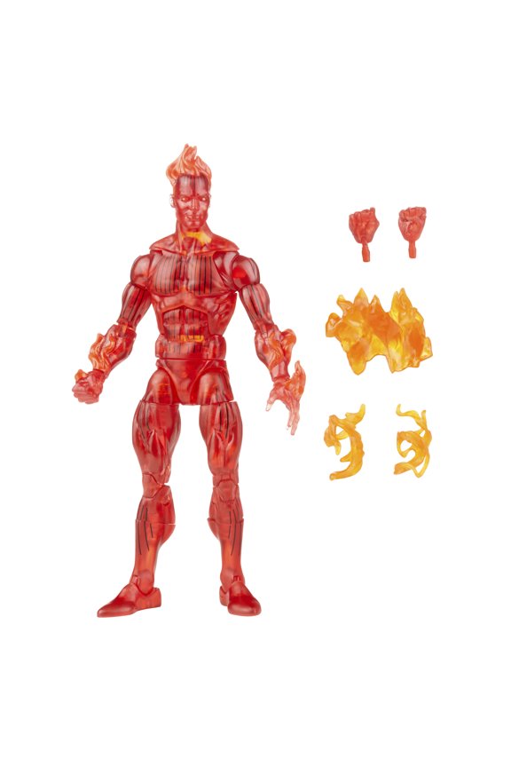 Hasbro Marvel Legends Series Retro Fantastic Four The Human Torch Action Figure
