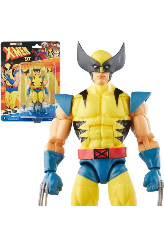 Hasbro Marvel Legends Series Wolverine, X-Men 97 6" Marvel Legends Action Figures