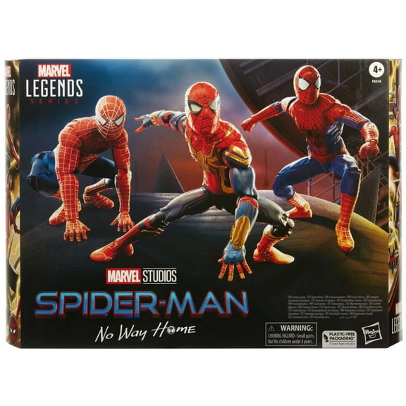 Hasbro Marvel Legends Spider-Man Action Figures, 3 Count