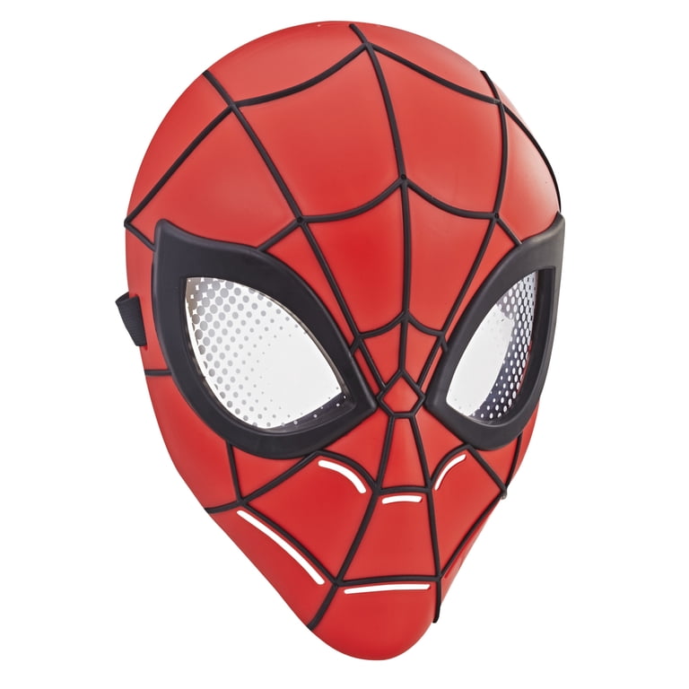 Spider-Man Marvel Hero Mask with Patterned Lenses and Flexible