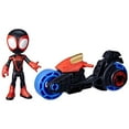 thumbnail image 1 of Hasbro Marvel Spidey and His Amazing Friends, Miles Morales: Spider-Man Action Figure and Vehicle, 1 of 5