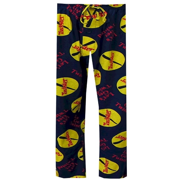 Hasbro Mens Twister Game Spinner Let's Get Twisted Lounge Pants (Small)