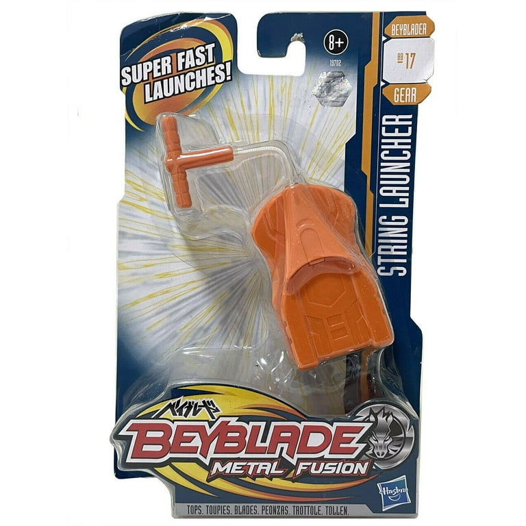 Hasbro Metal Fusion Orange Beyblade String Launcher BeyLauncher BB 17