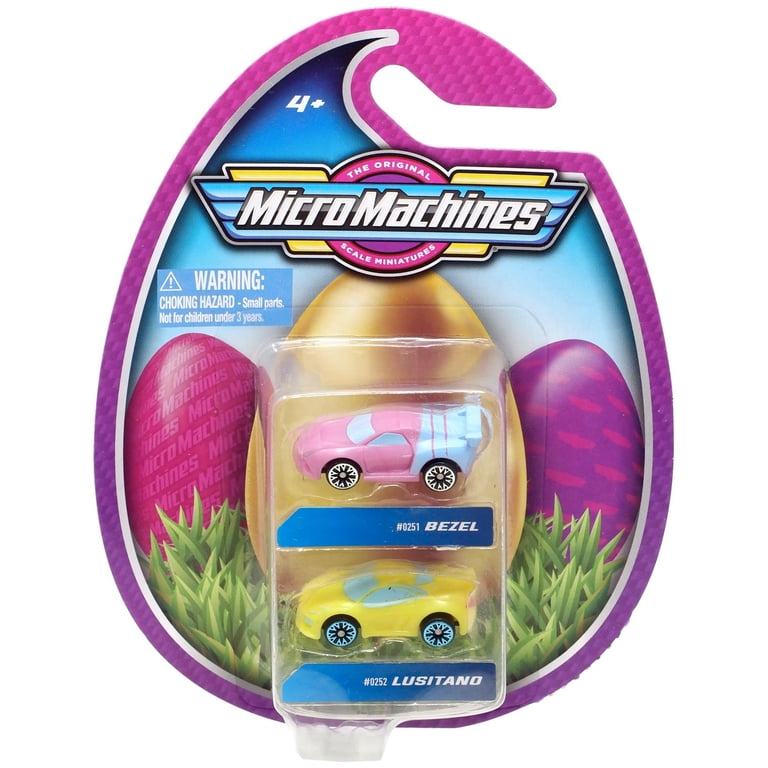 Jazwares Micro Machines Toy Cars Bezel #0251, Lusitano #0252, Mini