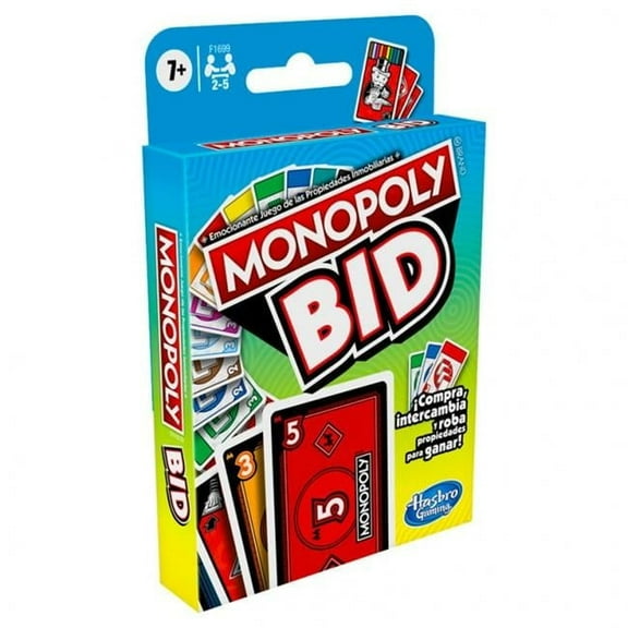 Hasbro Monopoly Bid Card Game