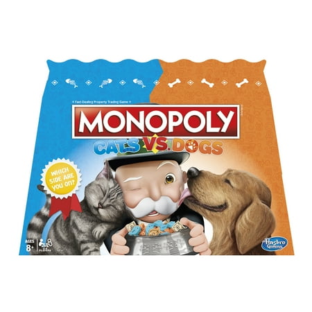 Hasbro Monopoly Cats Vs. Dogs Board Game