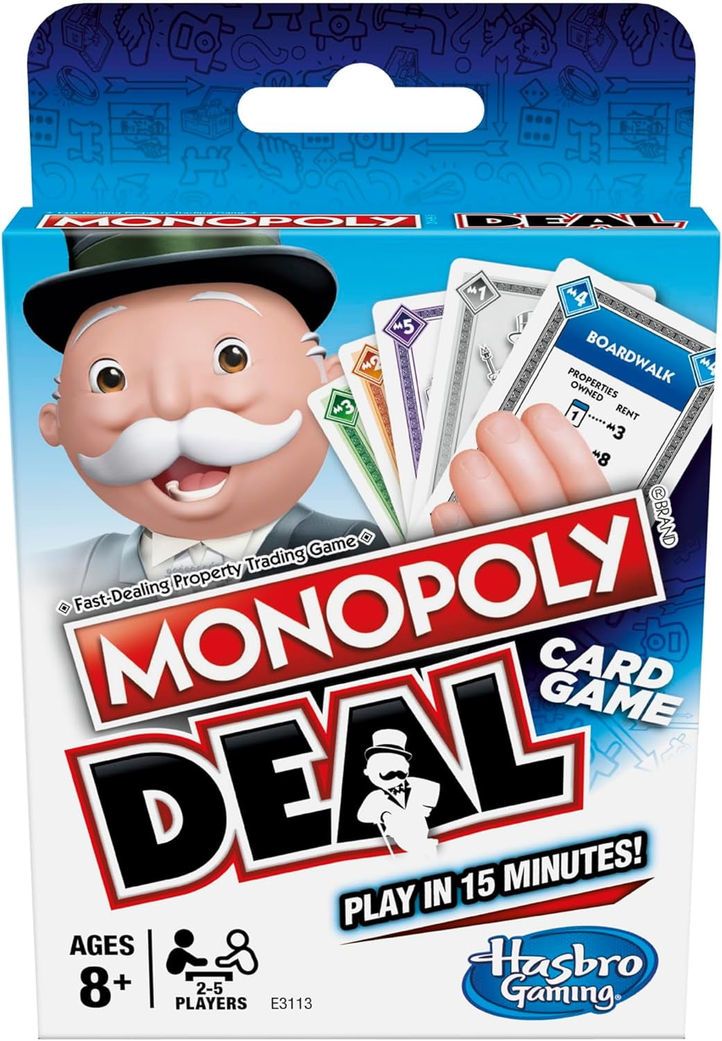 Hasbro Monopoly Deal Classic Card Game, for Ages 6 and Up