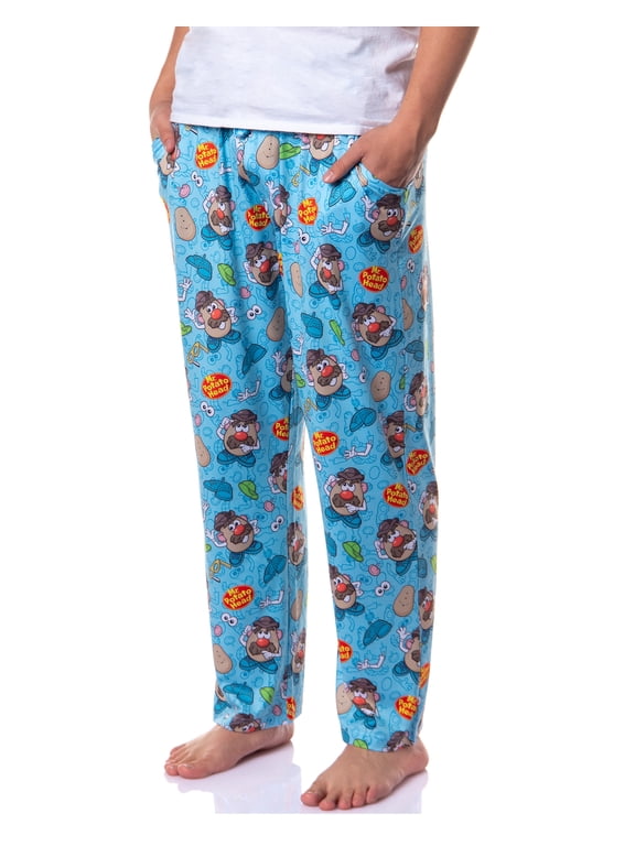 Hasbro Mr. Potato Head Men's Tossed All-Over Print Lounge Pajama Pants Sleepwear