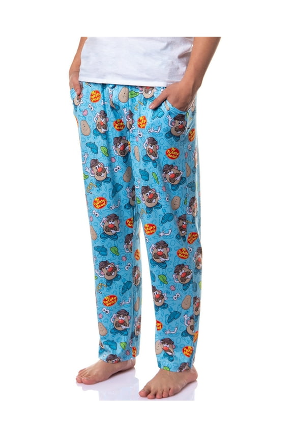 Hasbro Mr. Potato Head Men's Tossed All-Over Print Lounge Pajama Pants Sleepwear