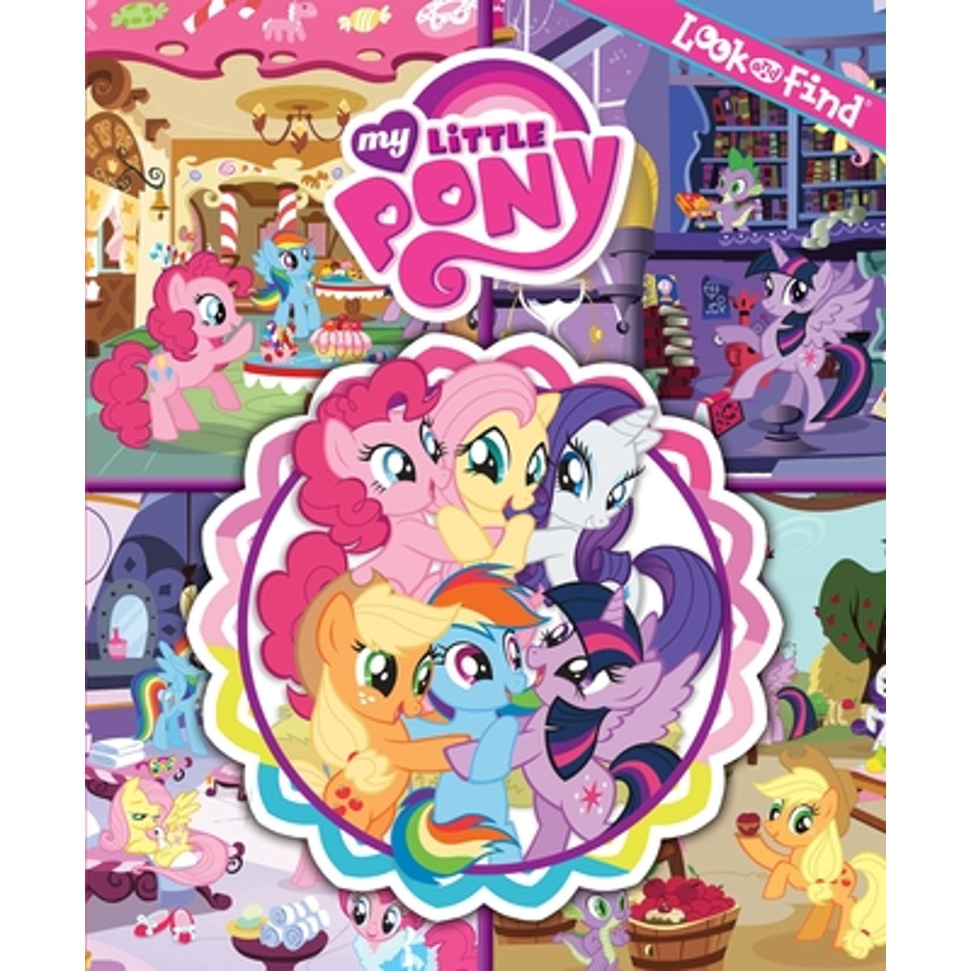 Pre-Owned Hasbro - My Little Pony Look and Find Book - PI Kids ...