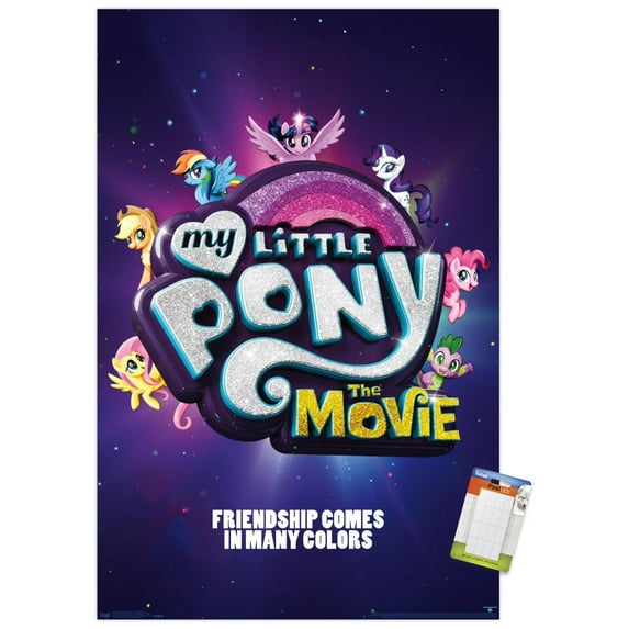 Hasbro My Little Pony Movie - One Sheet Wall Poster, 14.725" x 22.375"