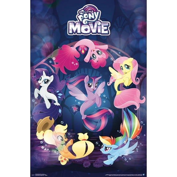 Hasbro My Little Pony Movie - Underwater Wall Poster, 22.375" x 34"