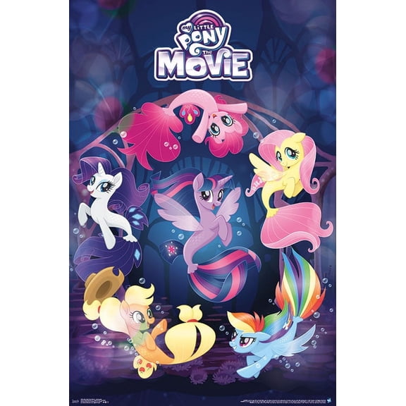 Hasbro My Little Pony Movie - Underwater Wall Poster, 22.375" x 34"