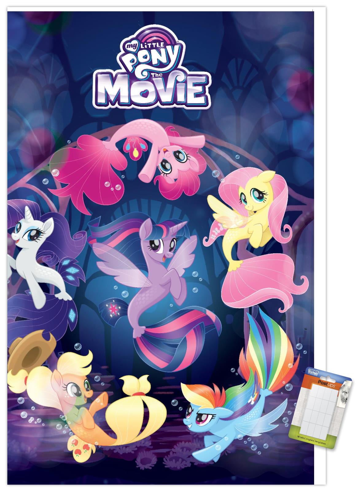 Hasbro My Little Pony Movie - Underwater Wall Poster, 22.375" x 34"
