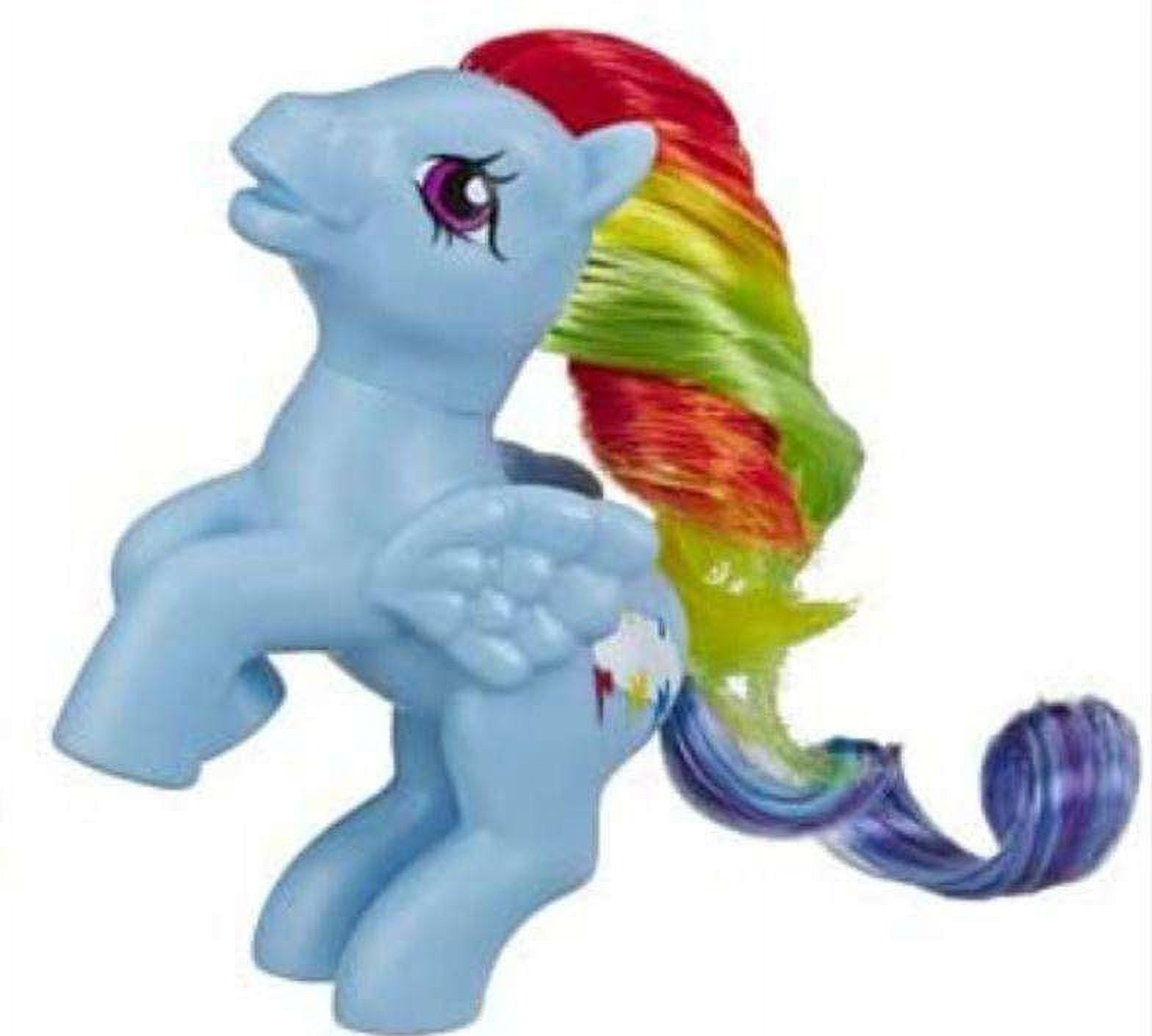 Sac Bandoulière My Little Pony 2008 Hasbro - Rose Rainbow Dash Fourrure - NEUF