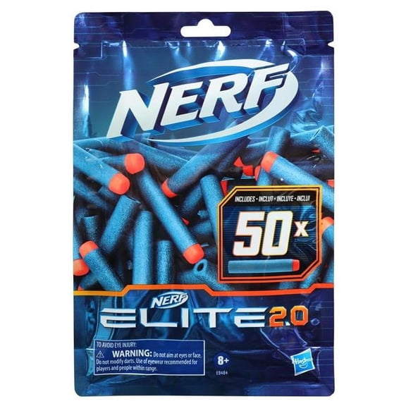 Hasbro Nerf Elite 2.0 Refill Toy - 50 Count - Pack of 6
