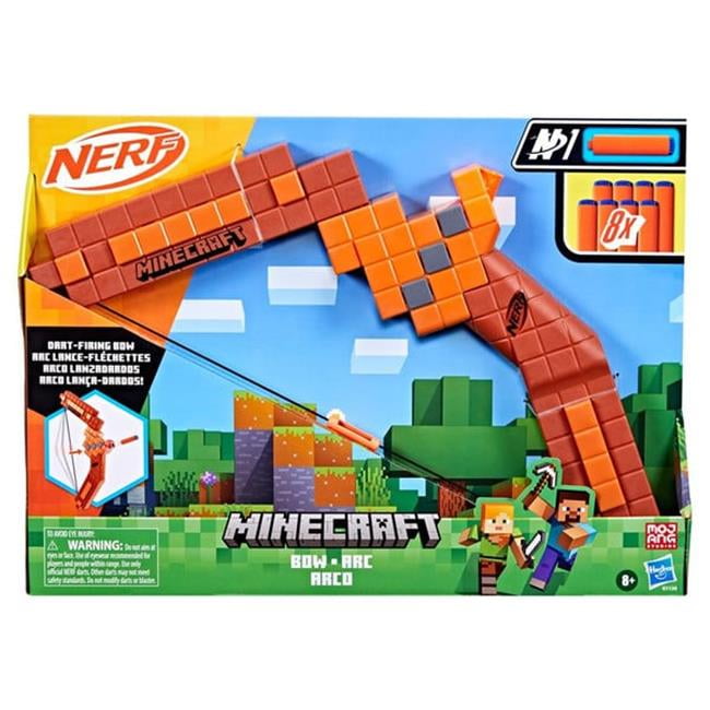 Hasbro HSBG1120 Nerf Minecraft Bow Toy - Pack of 6 - Walmart.com