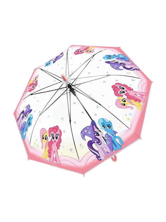 Original My Little Pony Cute Transparent stick Umbrella