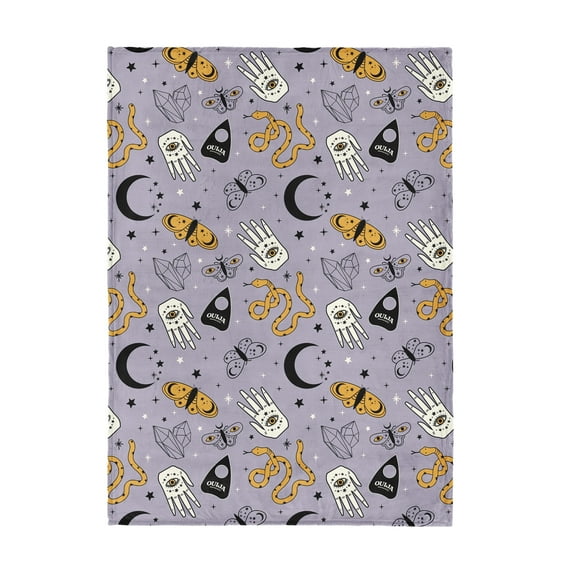Hasbro Ouija Mystical Ouija Silk Touch Throw Blanket 50x70 inches