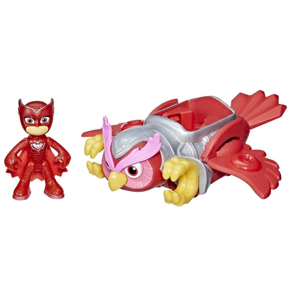 Hasbro PJ Masks Animal Power Owlette Animal Rider Deluxe Car Toy and Action Figure