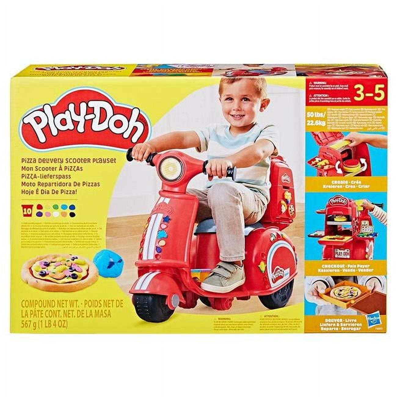 Playtronica Playtron セット ➕ 2オプション Hasbro HSBF8803 Play-Doh Pizza Delivery Scooter Playset Toy