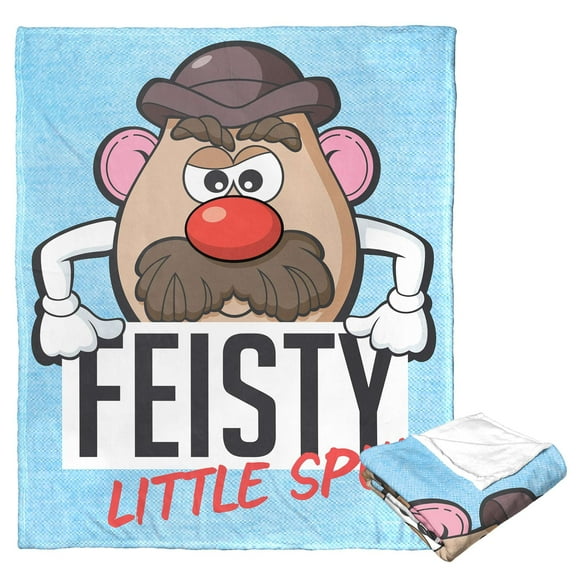 Hasbro Potato Head Feisty Little Spud Kids Silk Touch Throw Blanket