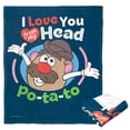 thumbnail image 1 of Hasbro Potato Head Head To Po Ta Toe Kids Silk Touch Throw Blanket, 1 of 5