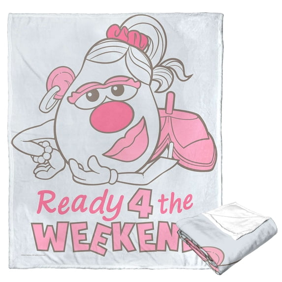 Hasbro Potato Head Ready For The Weekend Kids Silk Touch Throw Blanket