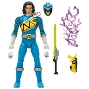 Hasbro Power Rangers Collectible Kids Blue Ranger Action Figures, Plastic Multicolor, 5" x 10"