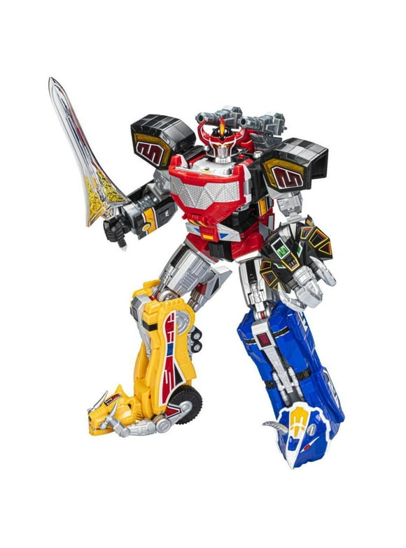 Hasbro Power Rangers Lightning Collection Zord Ascension Project Mighty Morphin Dino Megazord 1:144 Scale Collectible