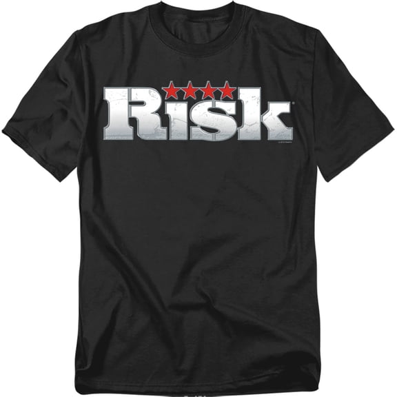 Hasbro - Risk - Logo - Adult Unisex Short Sleeve T-Shirt - Black
