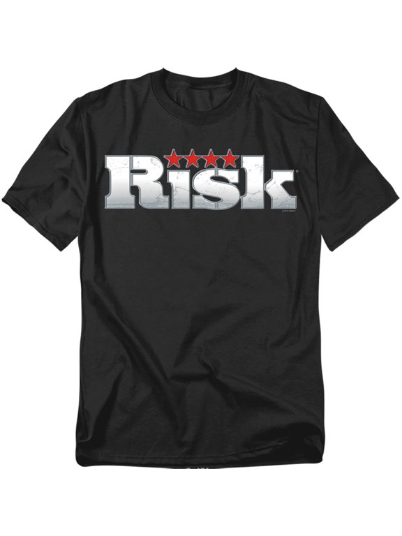 Hasbro - Risk - Logo - Adult Unisex Short Sleeve T-Shirt - Black