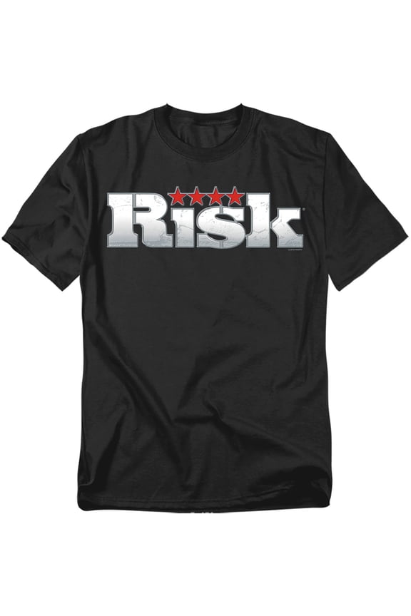 Hasbro - Risk - Logo - Adult Unisex Short Sleeve T-Shirt - Black