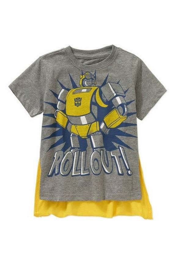 Hasbro Rollout! Toddler Boy Short Sleeve Caped Tee