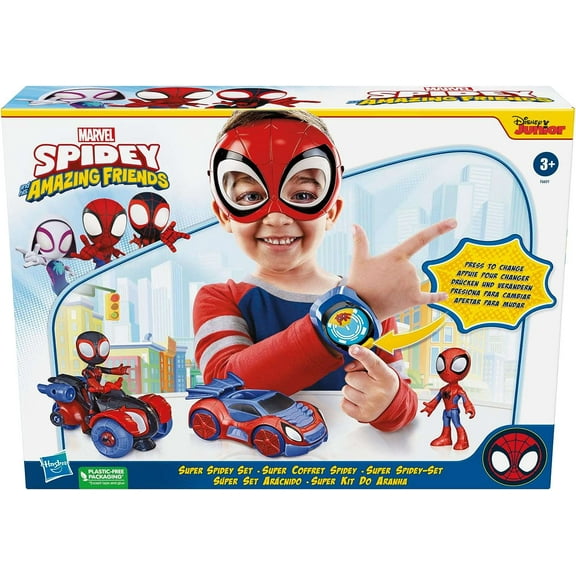 Hasbro Spidey and His Amazing Friends Super Spidey Role Play Set, (5 pieces)