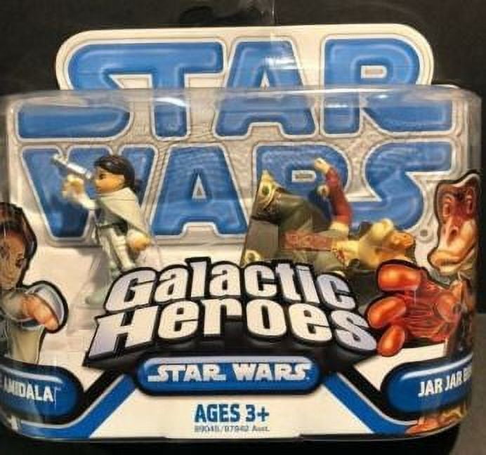 Hasbro Star Wars Galactic Heroes Padme Amidala & Jar Jar Binks