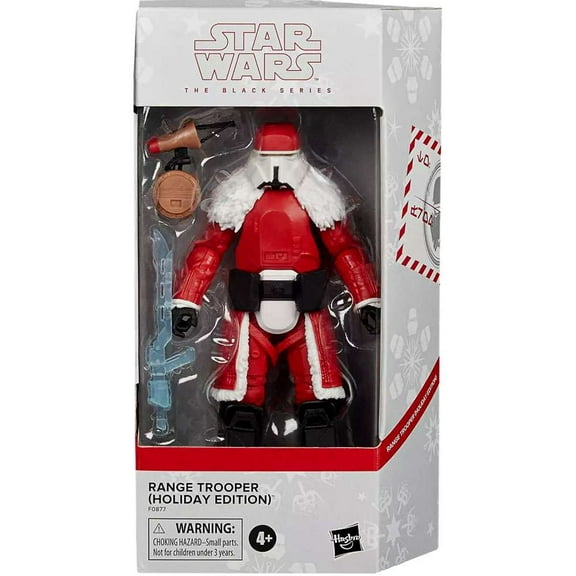 Hasbro Star Wars The Black Series 6" Range Trooper Action Figure, Holiday Edition