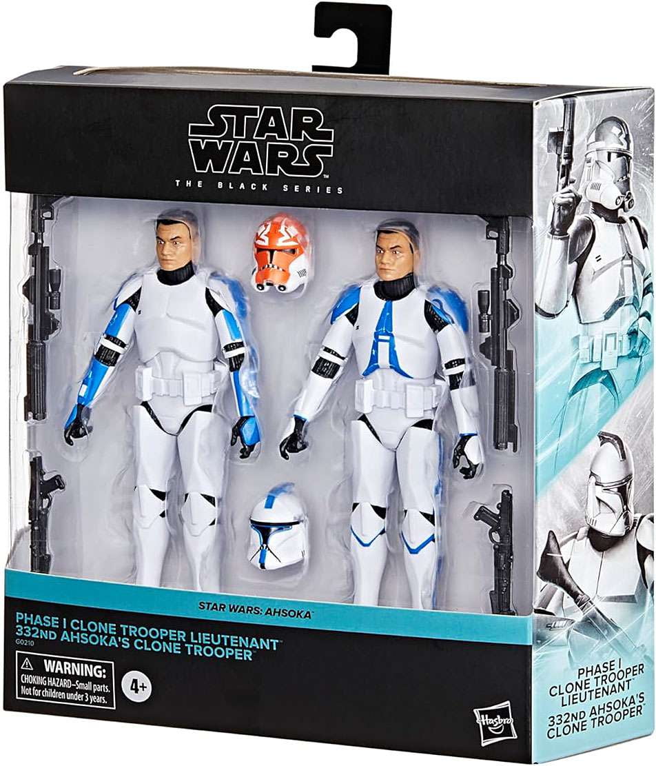 Hasbro Star Wars The Black Series Clone Trooper Action Figure, Plastic White, 12 x 12 x 12 in