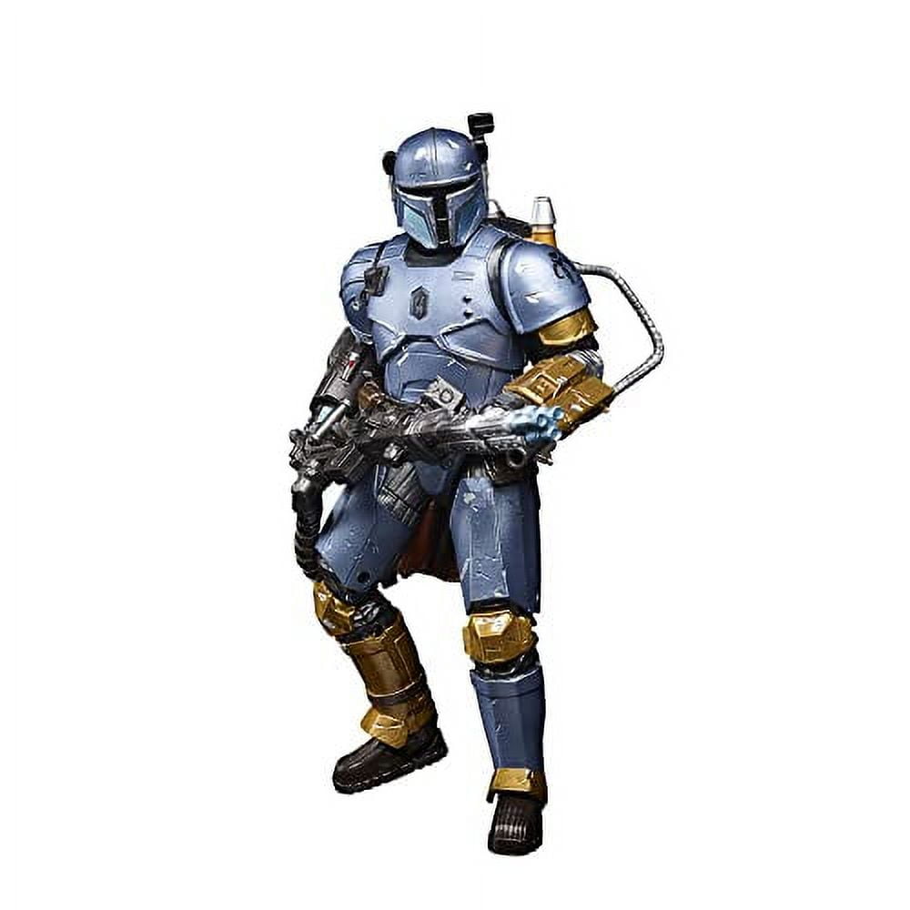 Star Wars Black Series Paz Vizsla Action Figure (Carbonized Graphite, Metallic)