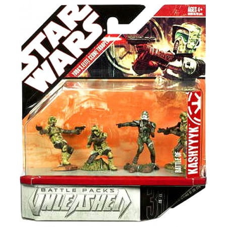 Hasbro Star Wars Unleashed Yoda's Elite Clone Troopers Action Figures