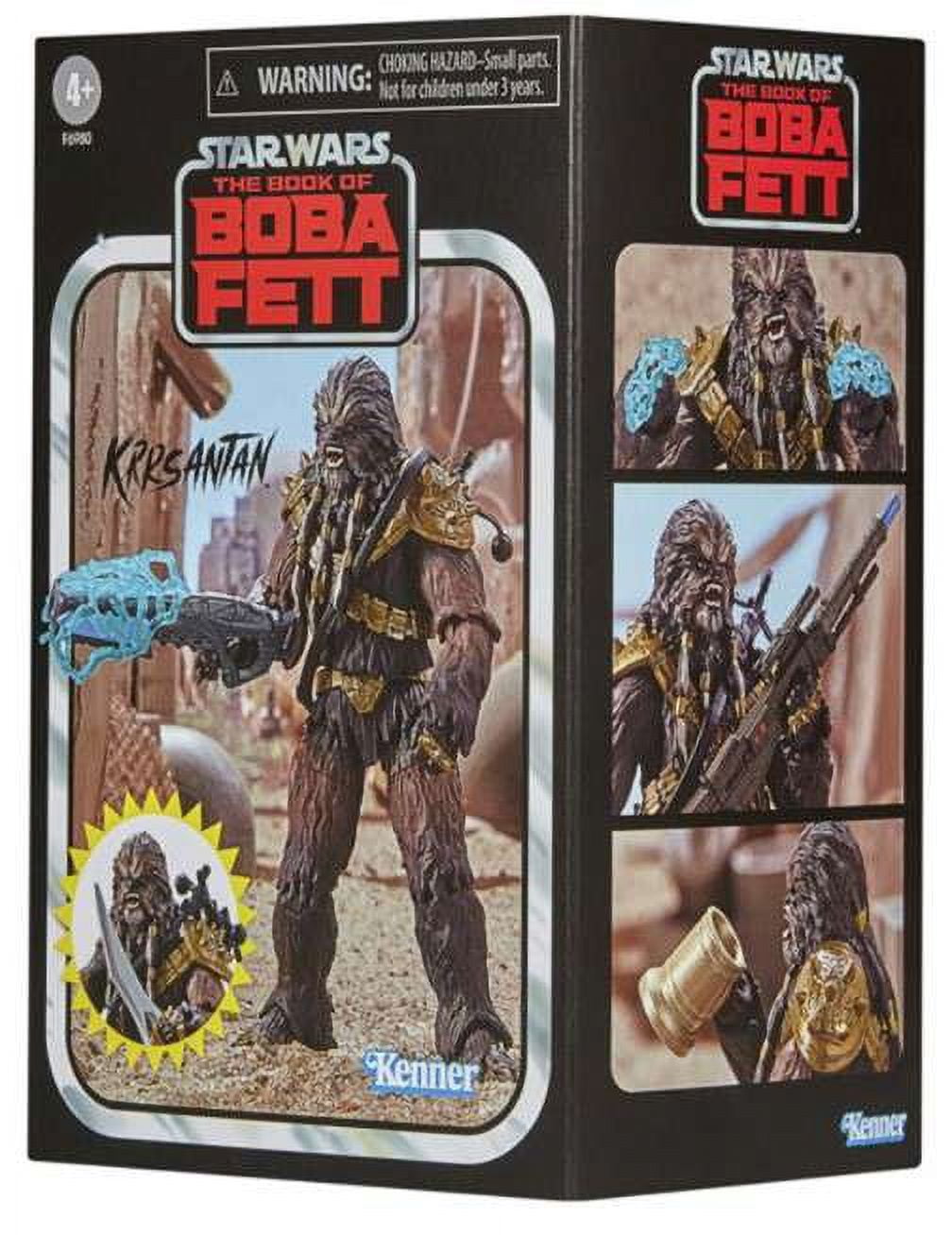 Hasbro Star Wars Retro Collection: Action Figure Krrsantan 9,5 Cm Da The Book Of Boba Fett, Edizione Collezionabile - 3