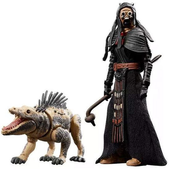 Hasbro Star Wars Vintage Collection Tusken Warrior & Massiff Action Figure 2-Pack, No Batteries