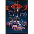 thumbnail image 1 of Hasbro The Transformers - The Movie One Sheet (1986) Wall Poster, 14.725" x 22.375" Framed, 1 of 4