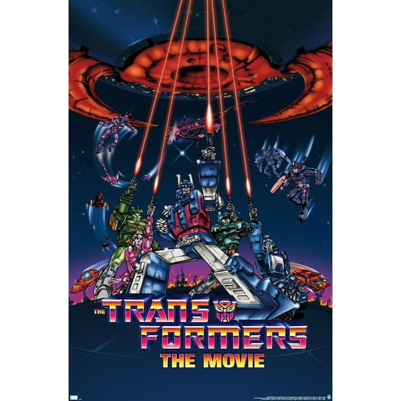 Hasbro The Transformers - The Movie One Sheet (1986) Wall Poster, 14.725" x 22.375"