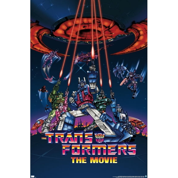 Hasbro The Transformers - The Movie One Sheet (1986) Wall Poster, 22.375" x 34"