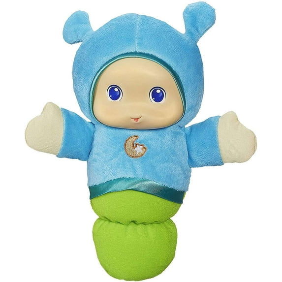 Hasbro Toddlers Glo Worm Stuffed Animals & Plush Toy with Sound, Blue