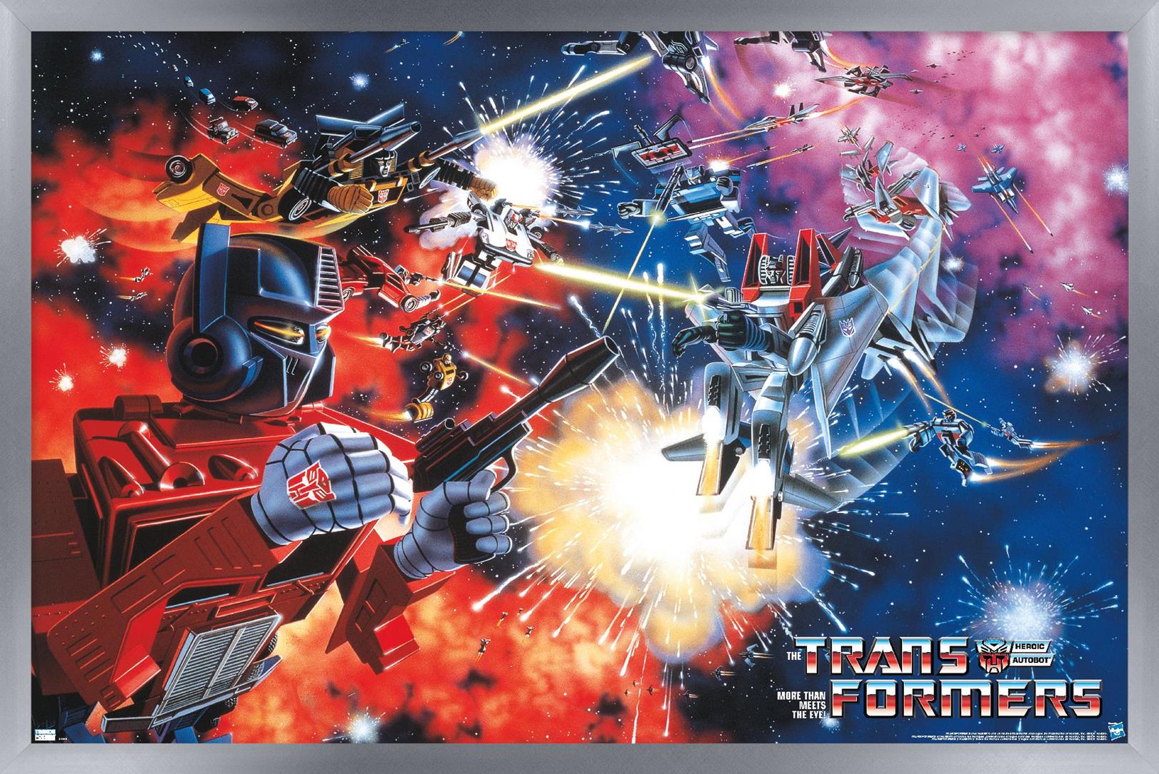 Hasbro Transformers 1984 Key Art Wall Poster, x