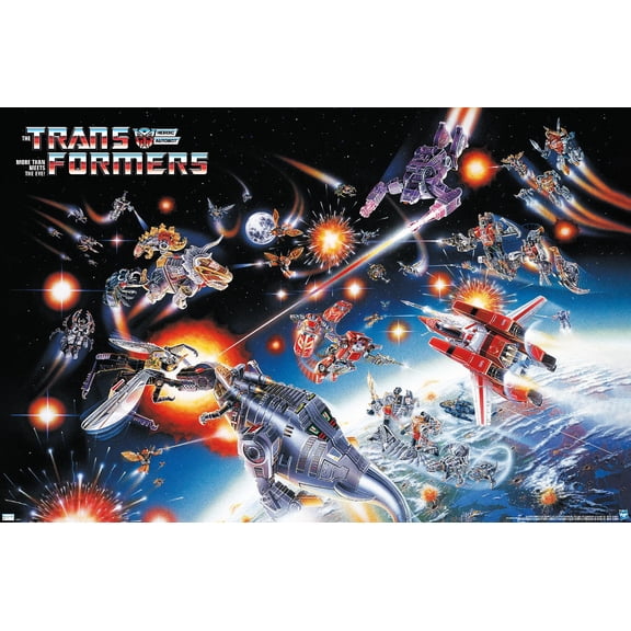 Hasbro Transformers - 1985 Key Art Wall Poster, 14.725" x 22.375"