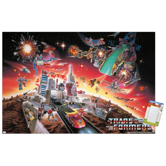 Hasbro Transformers - 1986 Key Art A Wall Poster, 22.375" x 34"